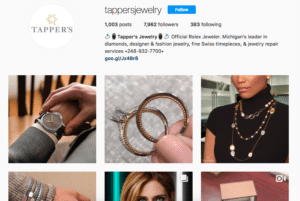 Tapper's Jewelry Instagram